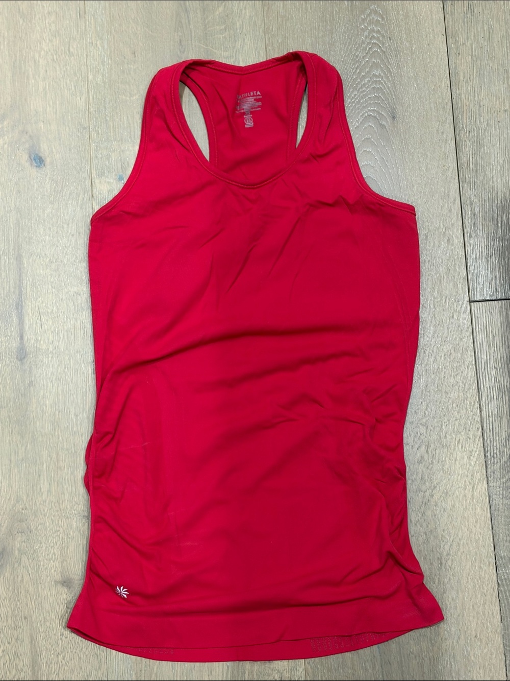 Athleta Red Racerback Tank Top